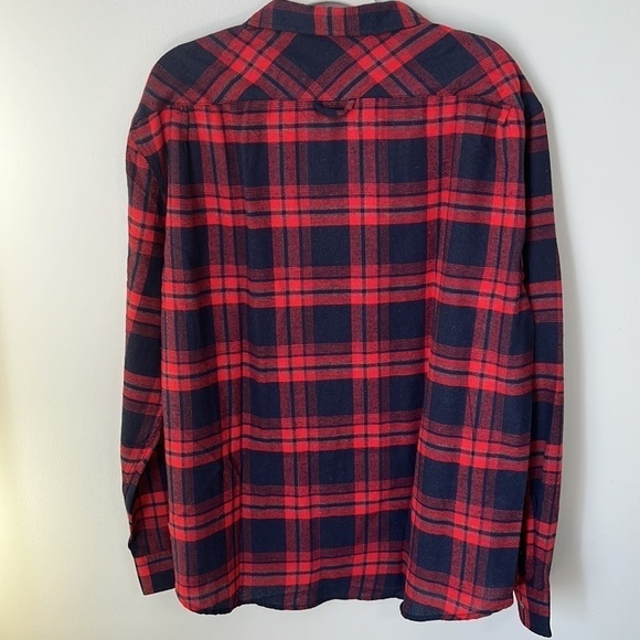 NWT Jachs Men's Recycled Flannel Button Up Shirt / Size 2XL - Picture 8 of 11